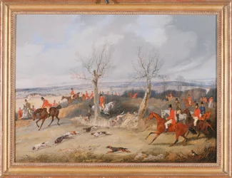 Hunting Scene: In Full Cry